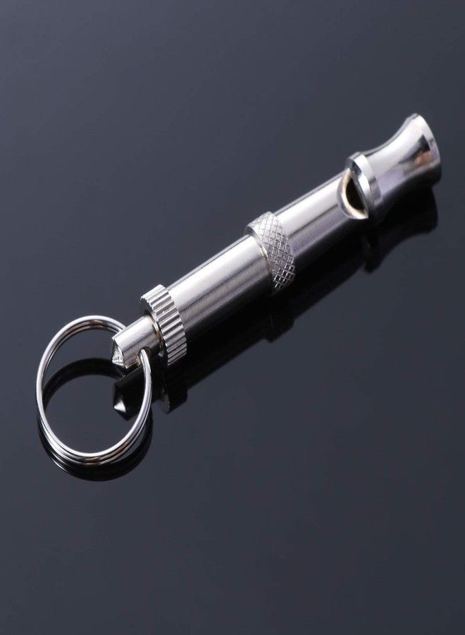KsPups Durable Heavy Duty Metal Pet Whistle Ultrasonic Sound Whistle Training Accessories Ideal for Dogs and Puppies (Pack of 2 Piece, Silver) - Image 4